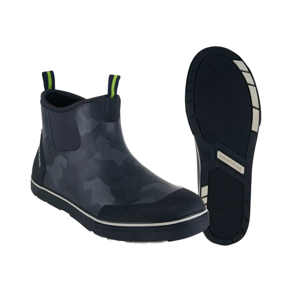 Finntrail Rubber Boots Deck Camo Shadow Black