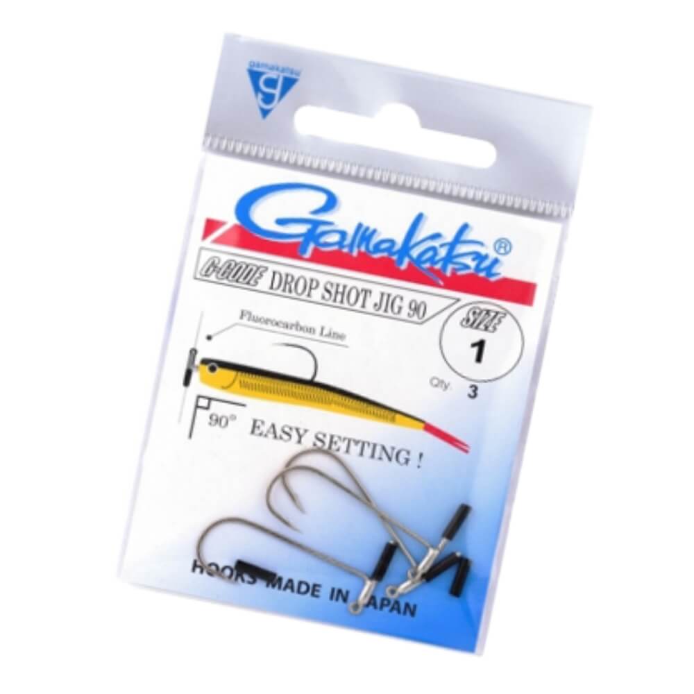 Gamakatsu Drop Shot Jig 90 / Dropshot Haken Verpackung