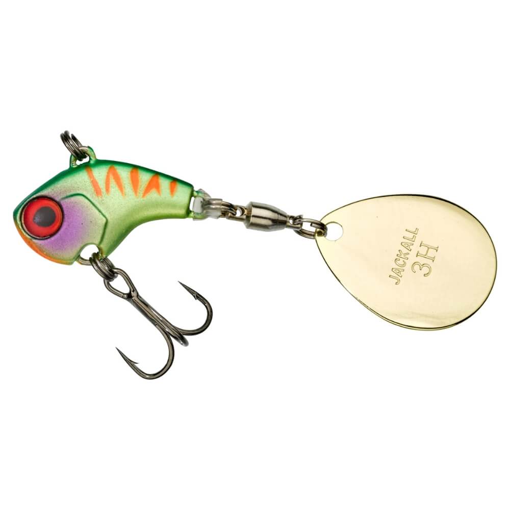 Illex Deracoup 14 g /1/2 oz / Jig-Spinner Lime Chart Tiger
