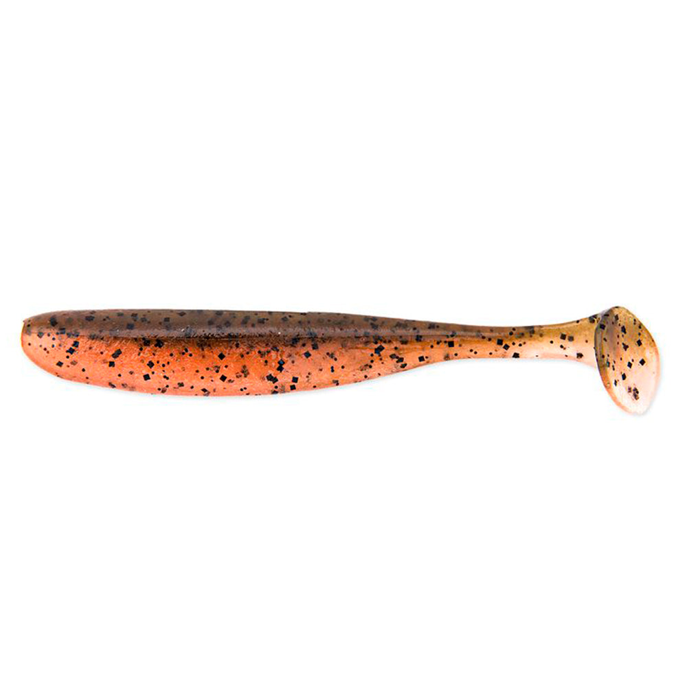 Keitech Easy Shiner 4 10 cm Green Pumpkin Fire