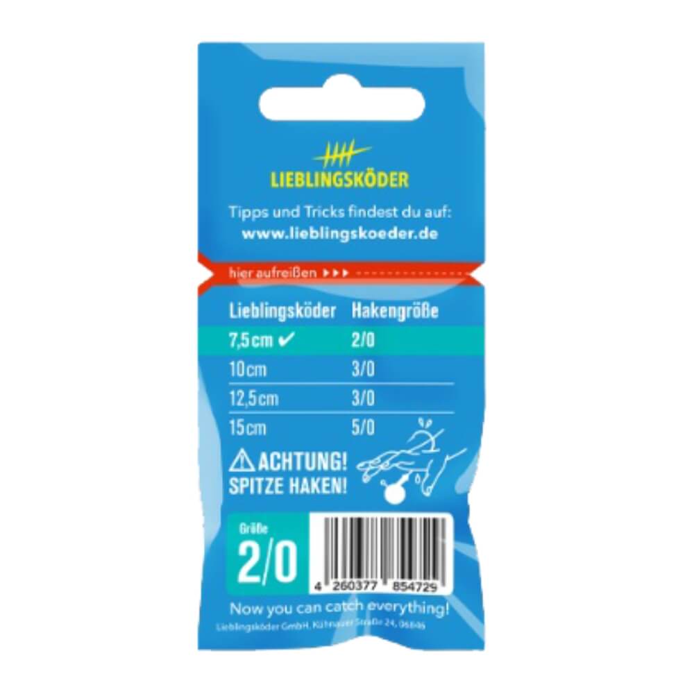 Lieblingsköder Spitze Haken 2/0 Back