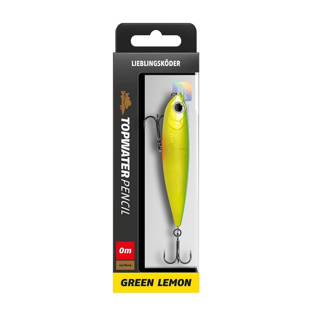 Lieblingsköder Topwater Pencil Green Lemon