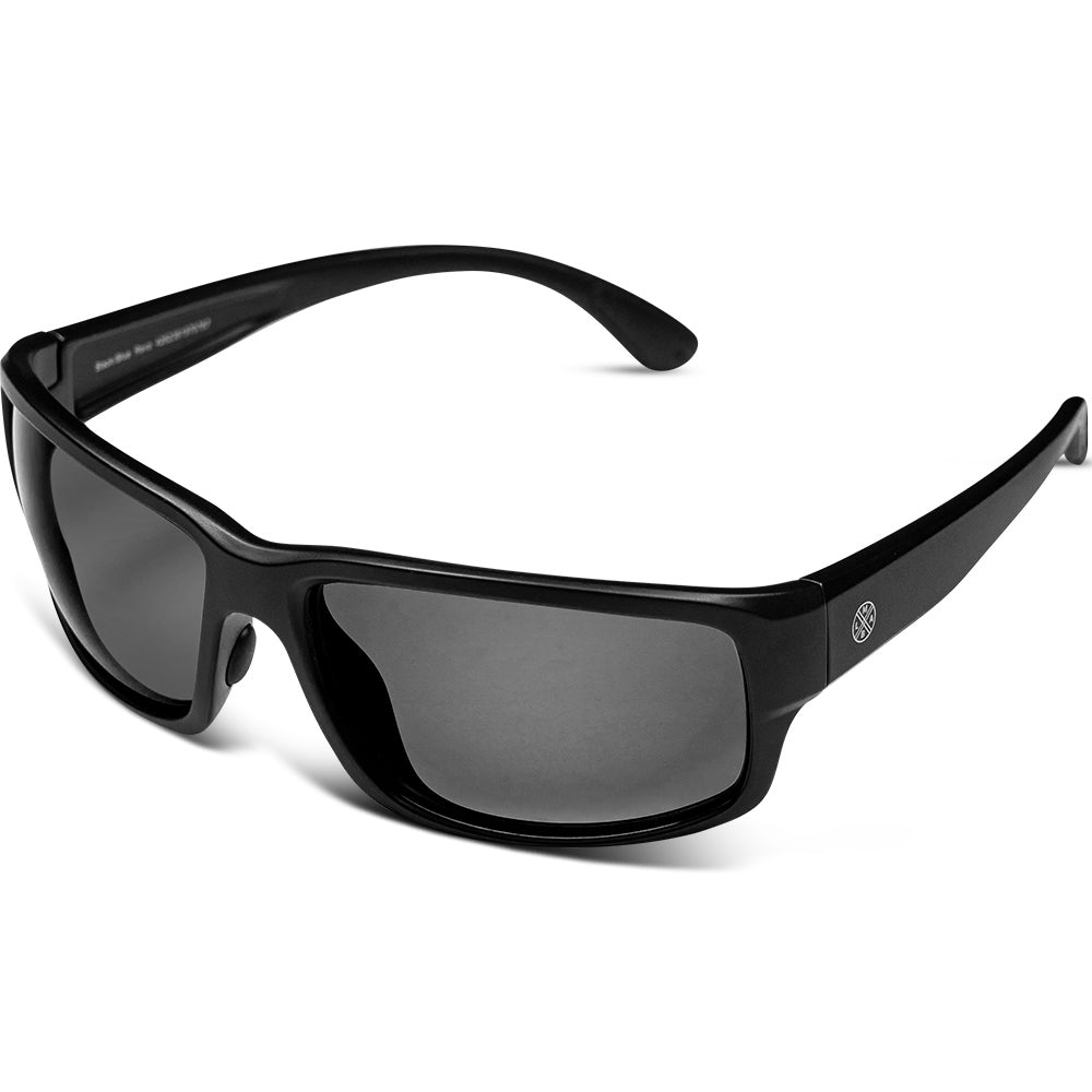 LMAB Iris Polarisationsbrille Matte Black Grey Revo